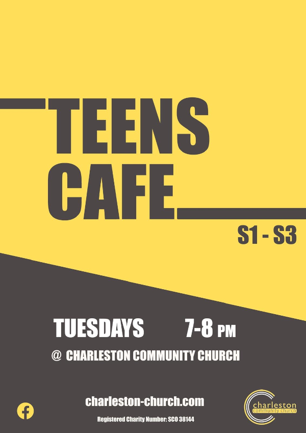 Teens Cafe Flyer